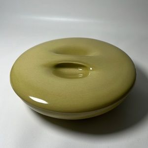 Russel Wright Iroquois Casual Chartreuse Covered Divided Serving Dish